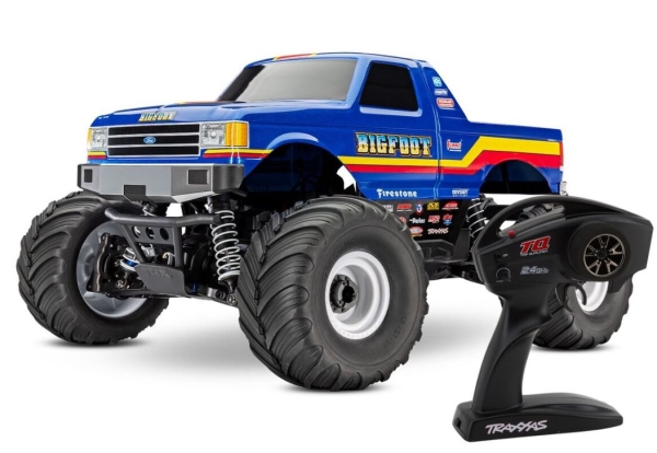 TRX67134-4-BLUE Bigfoot 4x4 BL-2S blau 1/10 Monster-Truck RTR BL-2S Brushless, HD-Teile